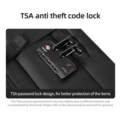 Ultimate Men's Travel Backpack: Vacuum Compression Design for 17-Inch Laptops - Perfect for School, Hiking, and Business with Spacious 36-55 L Capacity